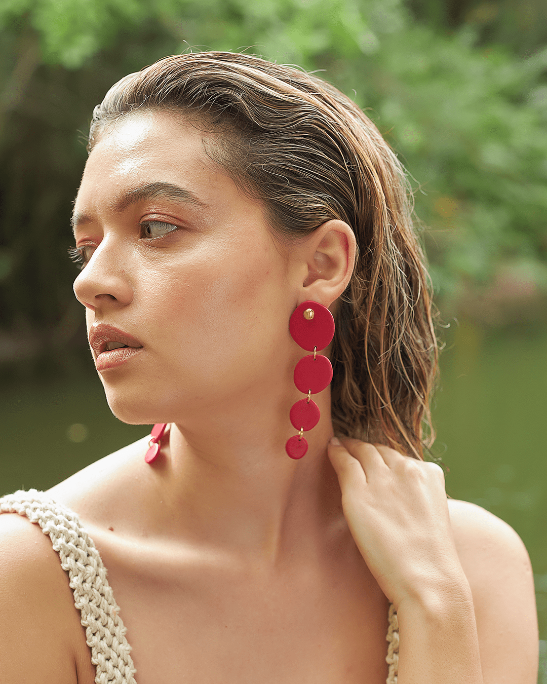 Caladio earrings