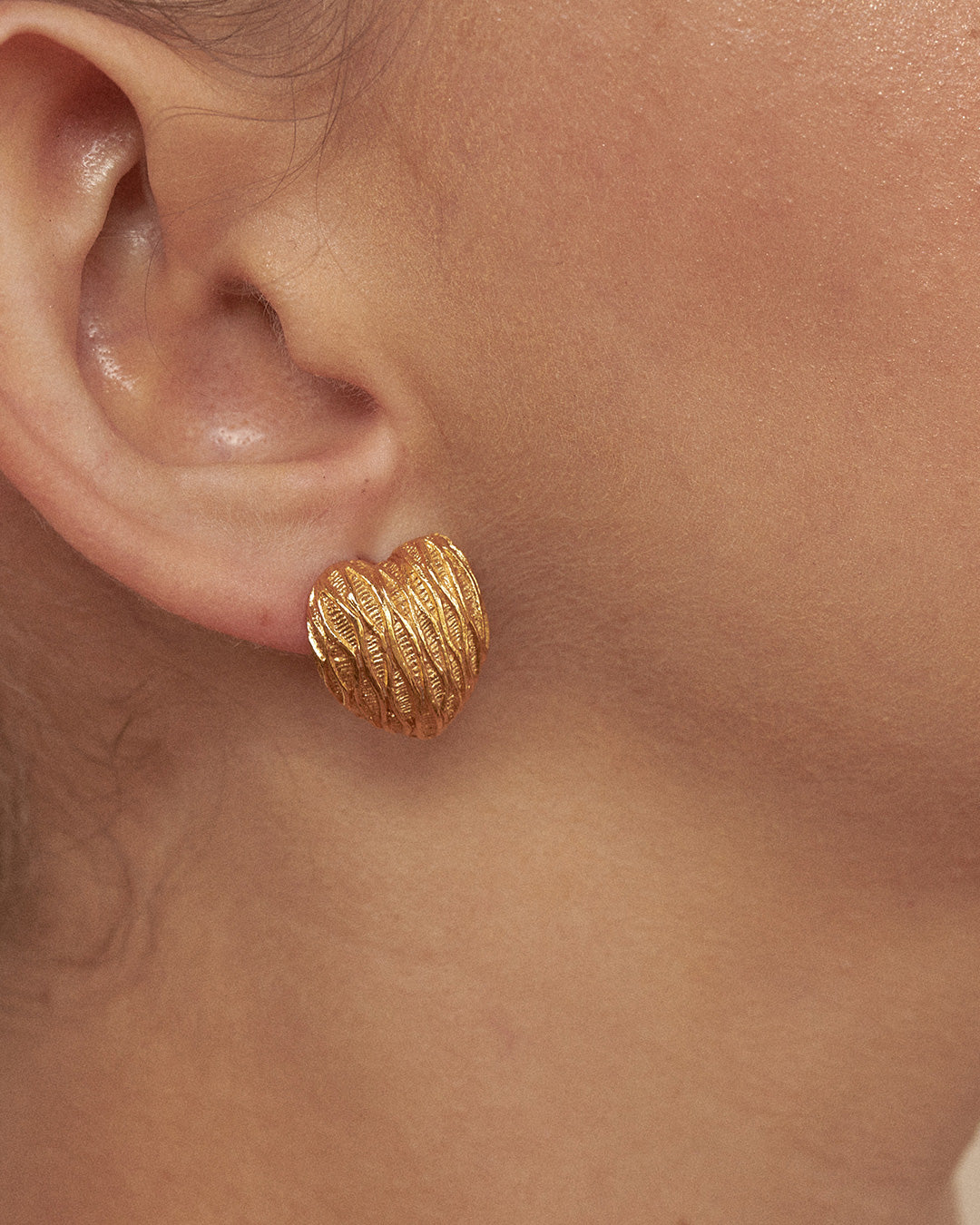 Double Heart Earrings -
